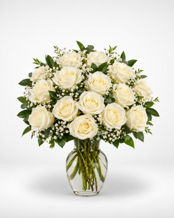 Elegant Ivory Rose Bouquet
