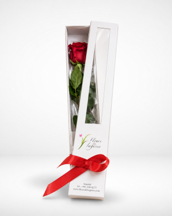 Elegant Red Rose Gift Box