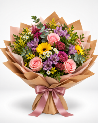Elegant Mixed Flower Bouquet