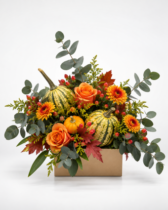Autumn Harvest Floral Centrepiece