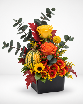 Modern Autumn Floral Arrangement