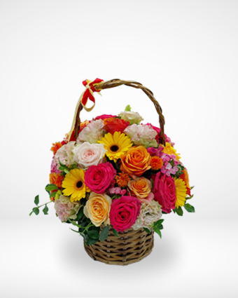 Joyful Flower Basket