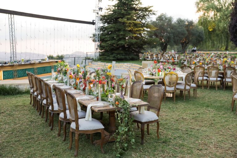 Wedding floral design from the Outdoor Fairytale album