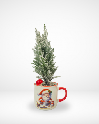 Santa's Frosted Mug