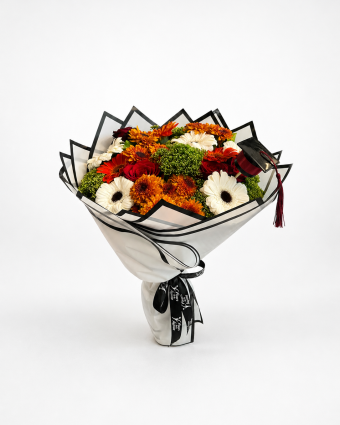 Sunset bloom wrap