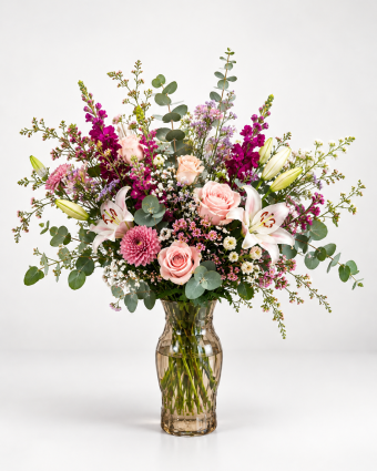 Wild fluffy vase