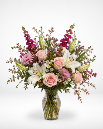 Wild fluffy vase