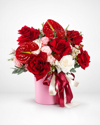 Burgundy and Blush Romance